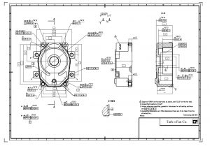 a draw according to iso standard drawing